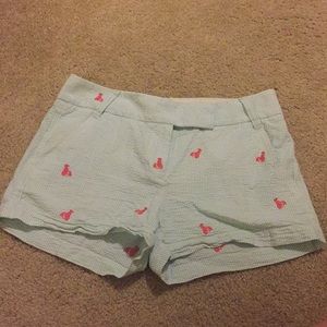 J. Crew lobster shorts
